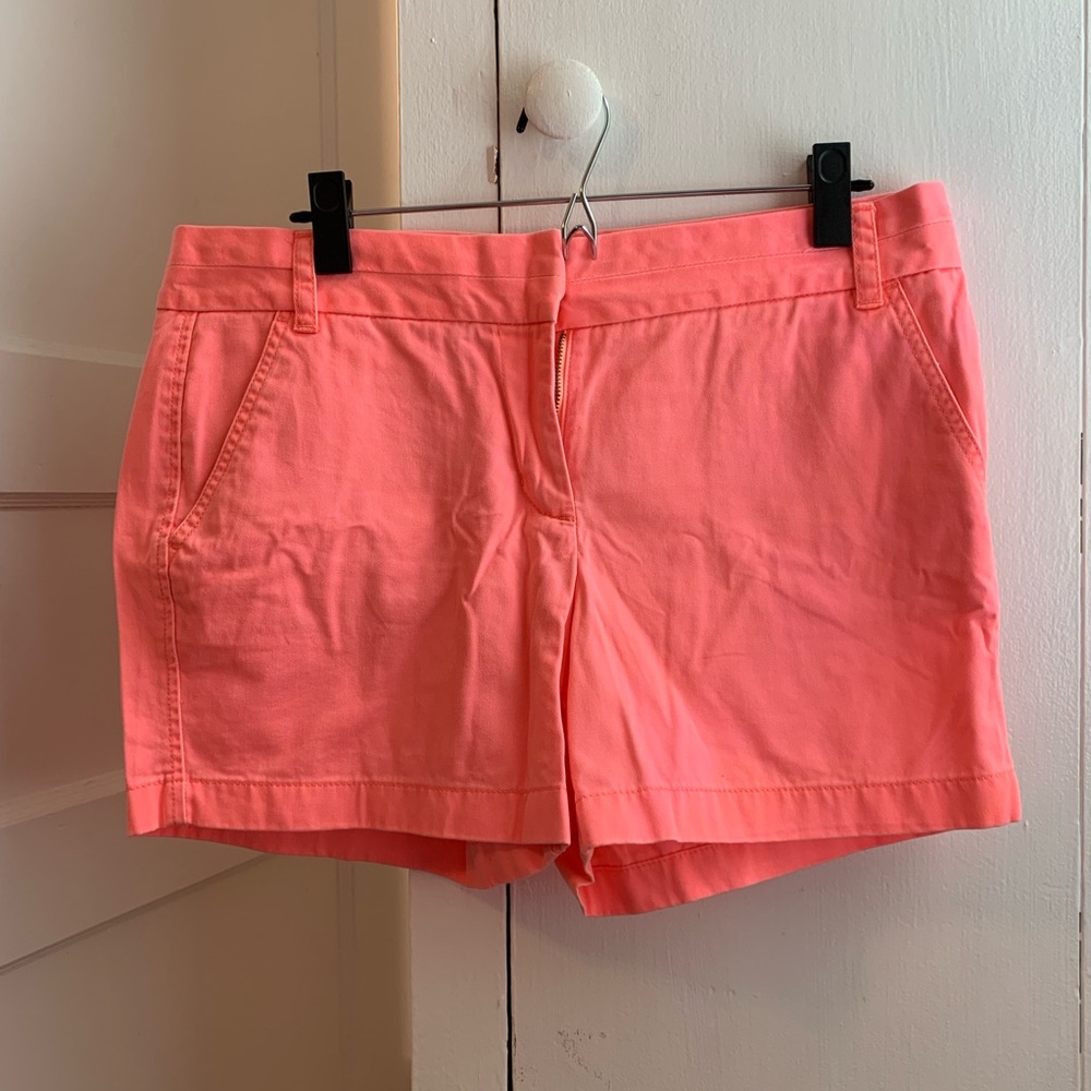 J.Crew Chino Shorts Coral